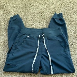 Figs Zamora joggers size small, dark harbor